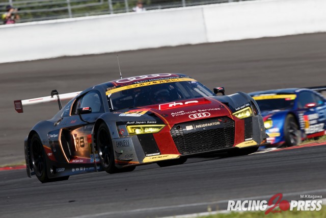 GT300クラス 2位 #21 Hitotsuyama Audi R8 LMS リチャード・ライアン／藤井 誠暢 