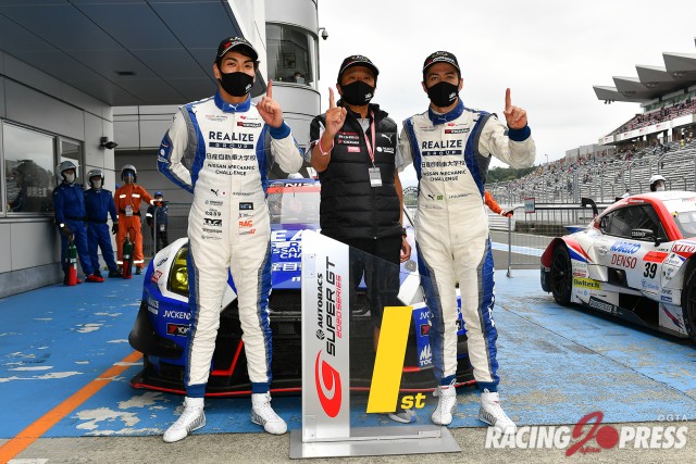 GT300クラス優勝 #56 リアライズ 日産自動車大学校 GT-R（藤波 清斗／近藤 真彦 監督／ジョアオ・パオロ・デ・オリベイラ） 