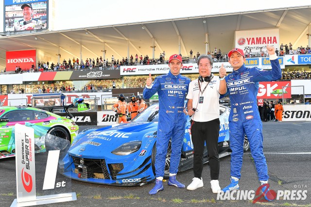 GT500クラス優勝 #12 カルソニック IMPUL Z（ベルトラン・バゲット／星野一義 監督／平峰 一貴） 